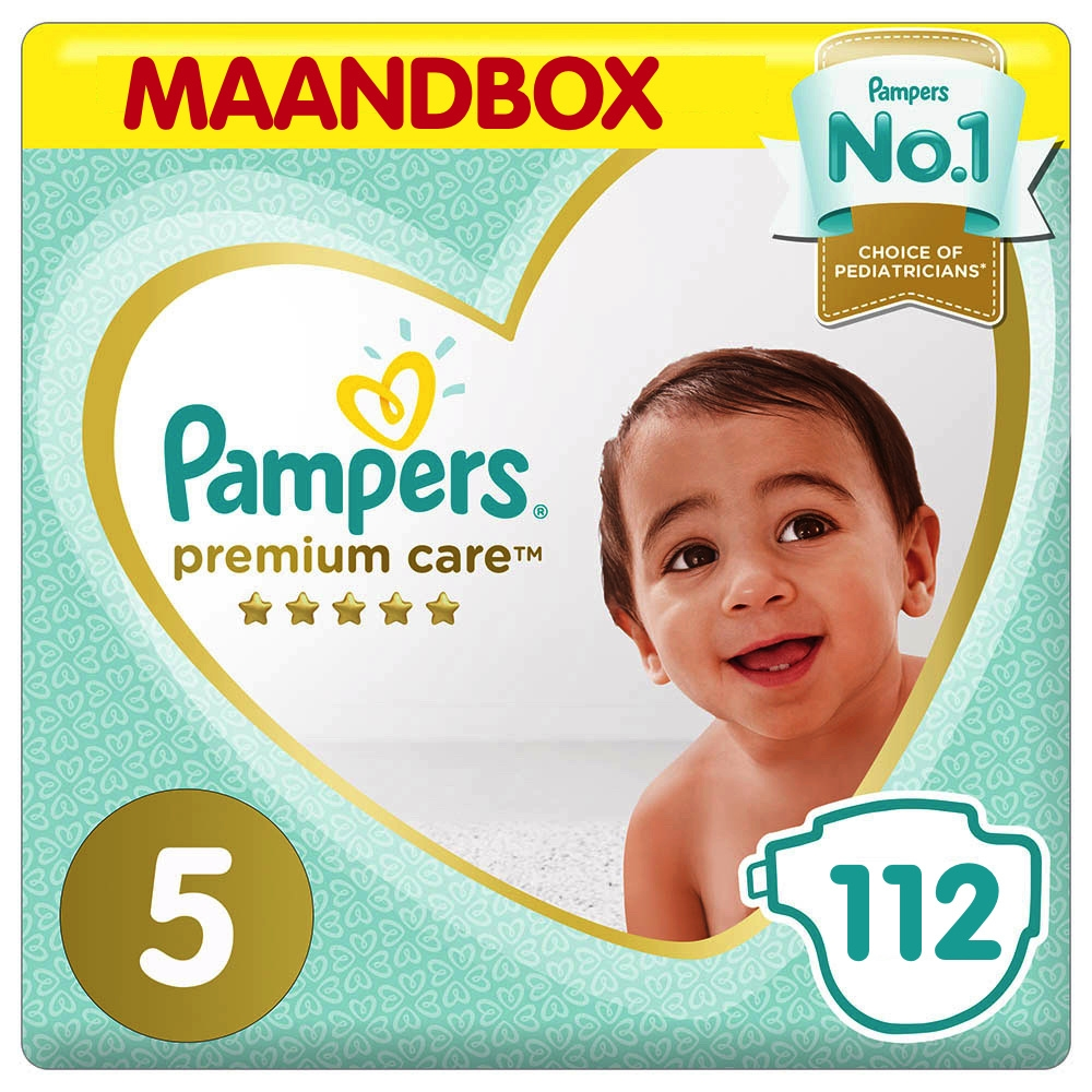 Pampers - Premium Care - Jumbo pak - Maat 5 Pampers - Premium Care - Jumbo pak - Maat 5