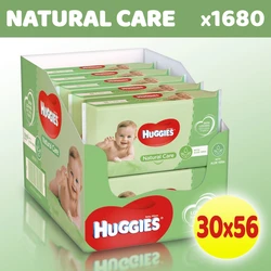 Huggies Natural Care babydoekjes 30-pak (30x56) Huggies Natural Care babydoekjes 30-pak (30x56)