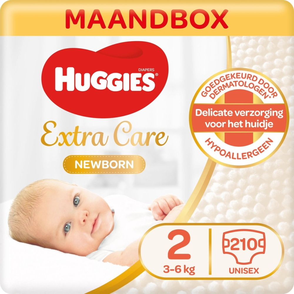 Huggies Ultra Comfort Newborn - maandbox - 2 Huggies Ultra Comfort Newborn - maandbox - 2