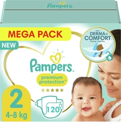 Pampers Premium Protection Luiers Maat 2 (4-8 kg) 120 stuks