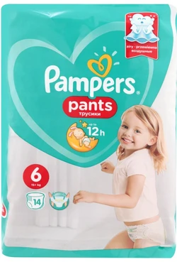 Pampers Baby-Dry Pants maat 6 14 luiers Pampers Baby-Dry Pants maat 6 14 luiers