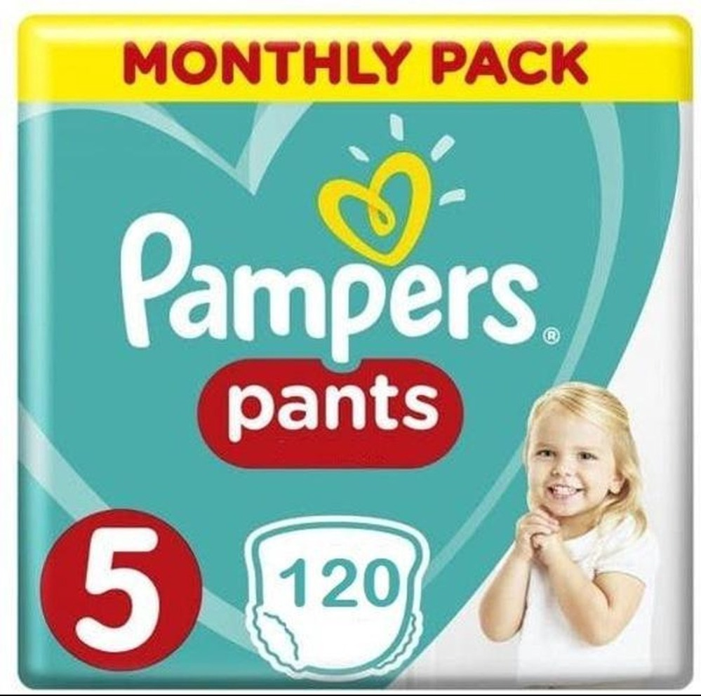 Pampers Baby-Dry Pants maat 5 120 luiers Pampers Baby-Dry Pants maat 5 120 luiers
