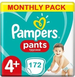 Pampers Baby-Dry Pants maat 4+ 172 stuks