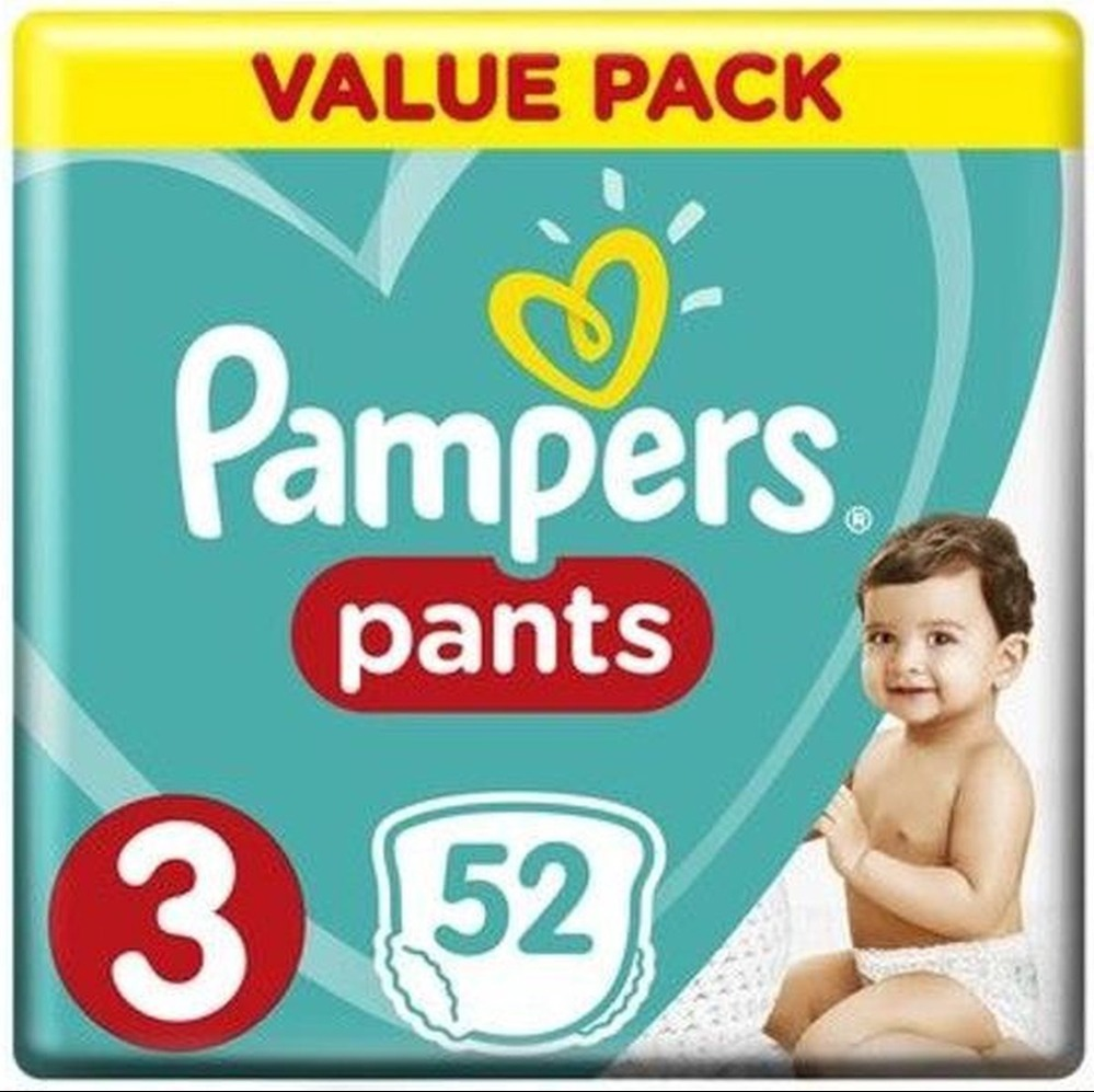 Pampers Baby Dry Pants Maat 3 - 52 Luierbroekjes Pampers Baby Dry Pants Maat 3 - 52 Luierbroekjes