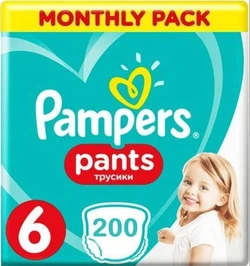 Pampers Baby Dry Pants Maat 6 - 200 Luierbroekjes Maandbox Pampers Baby Dry Pants Maat 6 - 200 Luierbroekjes Maandbox