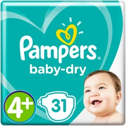 Pampers Baby-Dry maat 4+