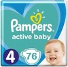 Pampers Baby-Dry Luiers - Maat 4 - 9 tot 14kg - 76 Stuks Pampers Baby-Dry Luiers - Maat 4 - 9 tot 14kg - 76 Stuks