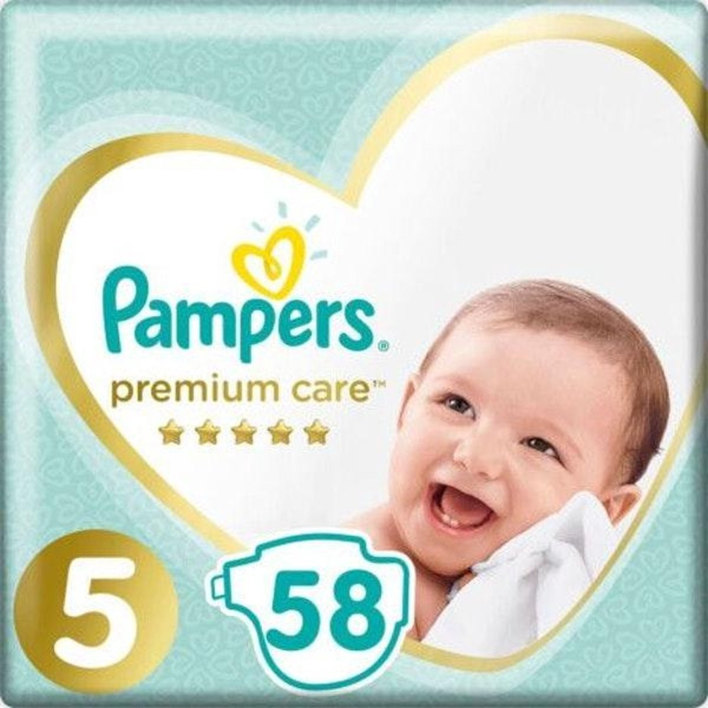 Pampers Premium Care Luiers Maat 5 - 58 Luiers Pampers Premium Care Luiers Maat 5 - 58 Luiers