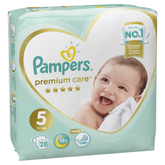 Pampers Premium Care Luiers Maat 5 (11-16 kg) 28 Stuks