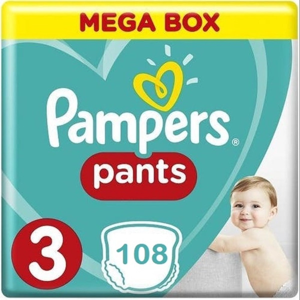 Pampers Baby Dry Pants Maat 3 - 108 Luierbroekjes Pampers Baby Dry Pants Maat 3 - 108 Luierbroekjes