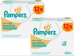 Pampers - Sensitive - Billendoekjes - 1248 doekjes - 24 x 52 Pampers - Sensitive - Billendoekjes - 1248 doekjes - 24 x 52