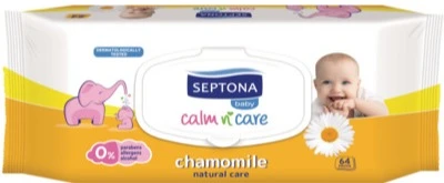 Septona Natural Care Kamille - 64 doekjes Septona Natural Care Kamille - 64 doekjes