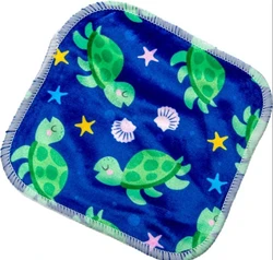 Cheeky Wipes bamboe minky doekjes – 25 stuks - turtle Cheeky Wipes bamboe minky doekjes – 25 stuks - turtle
