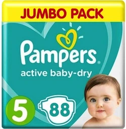 Pampers Active Baby Dry - Maat 5 - 88 Luiers Pampers Active Baby Dry - Maat 5 - 88 Luiers