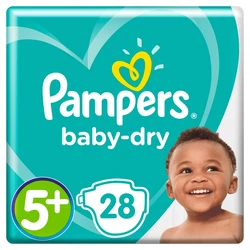 Pampers Baby Dry maat 5+ 28 luiers