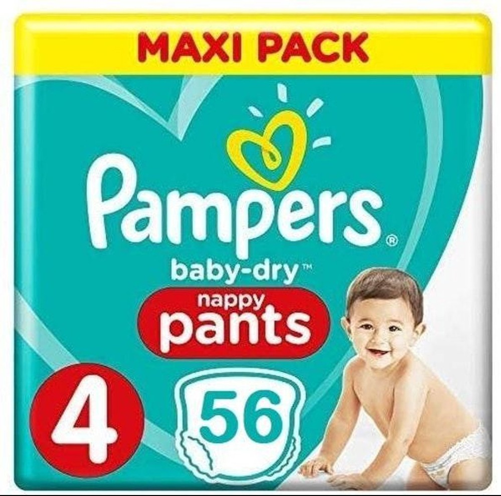 Pampers Baby Dry Pants Maat 4 - 56 Luierbroekjes Pampers Baby Dry Pants Maat 4 - 56 Luierbroekjes