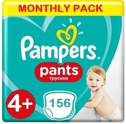 Pampers Baby Dry Pants Maat 4+ - 156 Luierbroekjes Maandbox