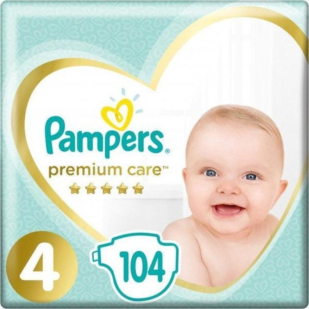 Pampers Premium Care Luiers Maat 4 - 104 Luiers Pampers Premium Care Luiers Maat 4 - 104 Luiers