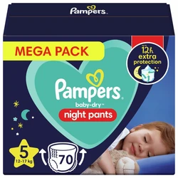 Pampers - Baby Dry Night Pants - Maat 5 - Mega Pack - 70 Luierbroekjes