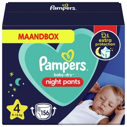 Pampers - Baby Dry Night Pants - Maat 4 - Mega Pack - 78 Luierbroekjes