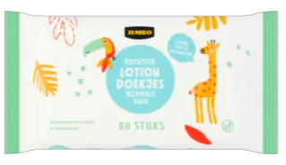 vochtige lotion doekjes 1 x 80 