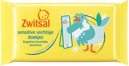 Zwitsal - Sensitive Snoetenpoetsers - Beestenboel - 1 x 57 stuks - 57 toetendoekjes