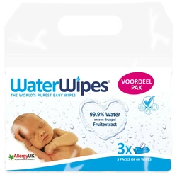 WaterWipes WaterWipes Billendoekjes 180 doekjes