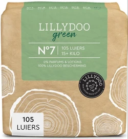 LILLYDOO green luiers - Maat 7 (15+ kg) - 105 Stuks - Maandbox