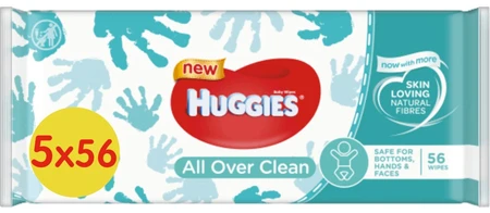 Huggies - All Over Clean Billendoekjes - 280 