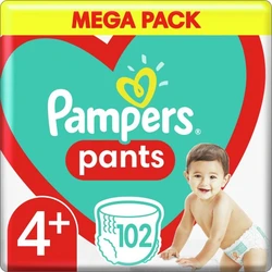 Pampers Baby Dry Pants Maat 4+ - 102 Luierbroekjes