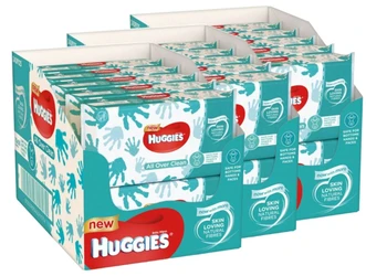 Huggies - All Over Clean 2 in 1 Billendoekjes - 1680 hand- en billendoekjes Huggies - All Over Clean 2 in 1 Billendoekjes - 1680 hand- en billendoekjes