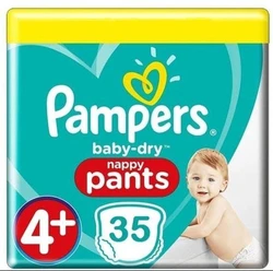 Pampers Baby Dry Pants Maat 4+ - 35 Luierbroekjes