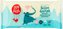 Bonbébé Billendoekjes Sensitive billendoekje enkelpak met 63 doekjes