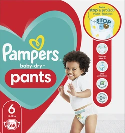 Pampers - Baby Dry Pants - Maat 6 - Mega Pack - 68 luierbroekjes Pampers - Baby Dry Pants - Maat 6 - Mega Pack - 68 luierbroekjes