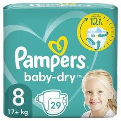 Pampers - Baby Dry - Maat 8 - Mega Maandbox - 232 luiers