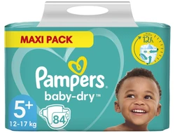 Pampers - Baby Dry - Maat 5+ - Mega Maandbox- 252 luiers