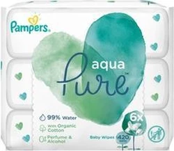 Pampers Pure Aqua Billendoekjes 420 stuks