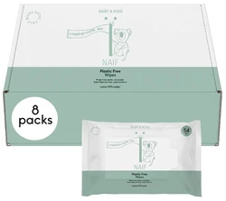 Naïf - Billendoekjes - 8 x 54 - 432 doekjes - Plastic vrije & Biologisch Naïf - Billendoekjes - 8 x 54 - 432 doekjes - Plastic vrije & Biologisch