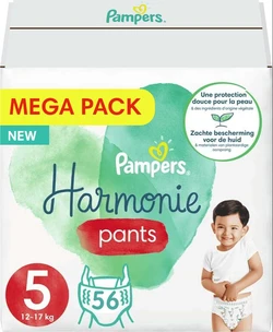 Pampers - Harmonie Pants - Maat 5 - Megapack - 56 luierbroekjes Pampers - Harmonie Pants - Maat 5 - Megapack - 56 luierbroekjes