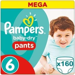 Pampers Baby Dry Pants Maat 6 - 160 Luiers Pampers Baby Dry Pants Maat 6 - 160 Luiers
