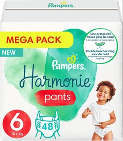 Pampers - Harmonie Pants - Maat 6 - Mega Pack - 48 luierbroekjes Pampers - Harmonie Pants - Maat 6 - Mega Pack - 48 luierbroekjes