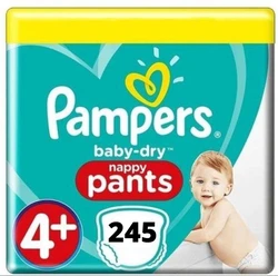 Pampers Baby Dry Pants Maat 4+ - 245 Luierbroekjes Mega Maandbox