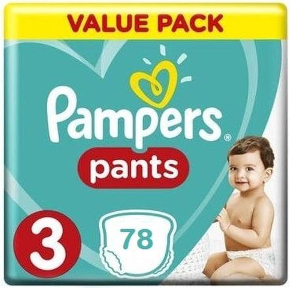 Pampers Baby Dry Pants Maat 3 - 78 Luierbroekjes Pampers Baby Dry Pants Maat 3 - 78 Luierbroekjes