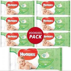 Huggies Natural Care Babydoekjes - 6-pak (6x36)