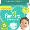 Pampers Baby-Dry maat 6 - 216 luiers Pampers Baby-Dry maat 6 - 216 luiers