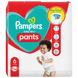 Pampers Baby dry pants maat 6 valuepack met 34 luierbroekjes Pampers Baby dry pants maat 6 valuepack met 34 luierbroekjes