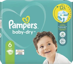 Pampers Baby dry maat 6 valuepack met 35 luiers