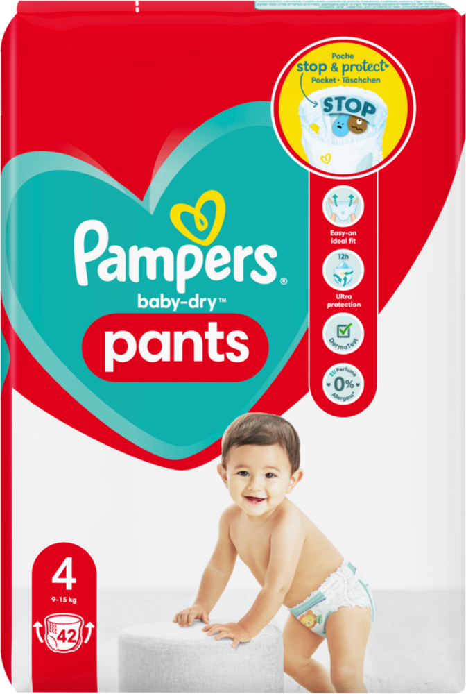 Pampers Baby dry pants maat 4 valuepack met 42 luierbroekjes Pampers Baby dry pants maat 4 valuepack met 42 luierbroekjes