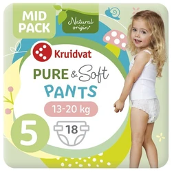Kruidvat Pure&Soft Pants Maat 5    18 luiers