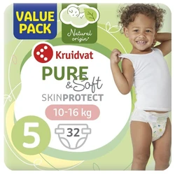 Kruidvat Pure&Soft Pants Maat 5 32 luiers Kruidvat Pure&Soft Pants Maat 5 32 luiers